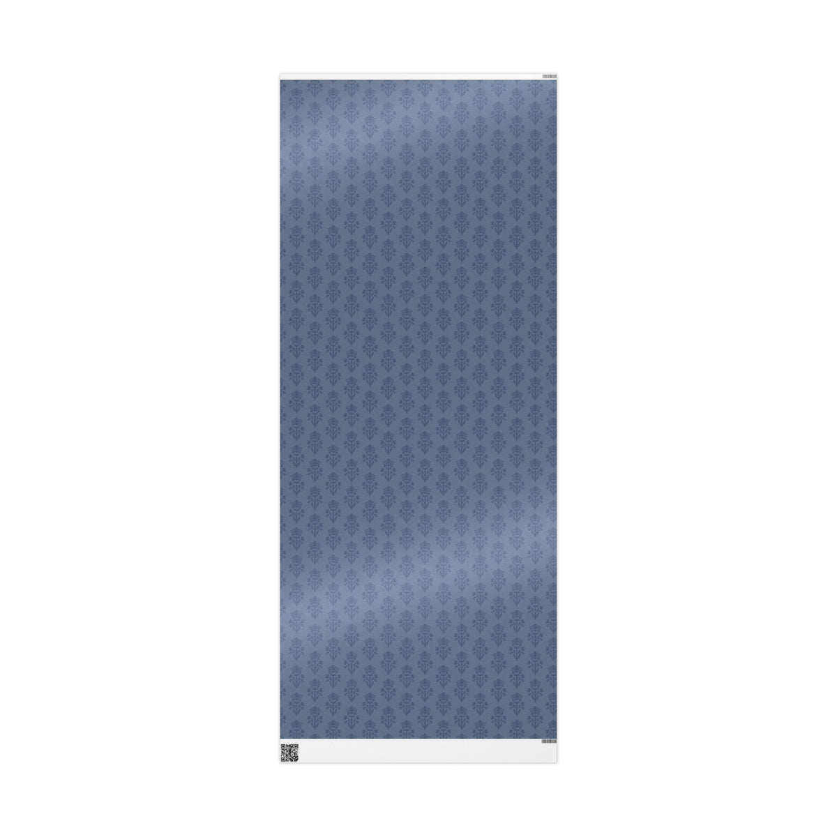 Blue Block Print Wrapping Paper