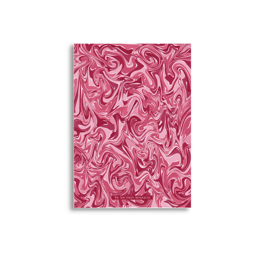 Peony Marble Holiday Card