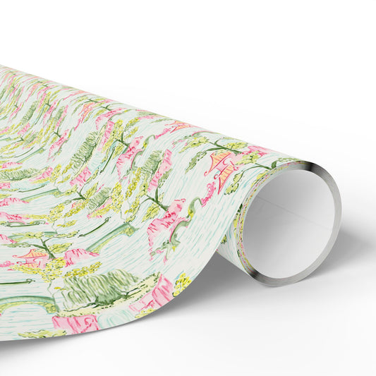 Mahjong Motif Wrapping Paper
