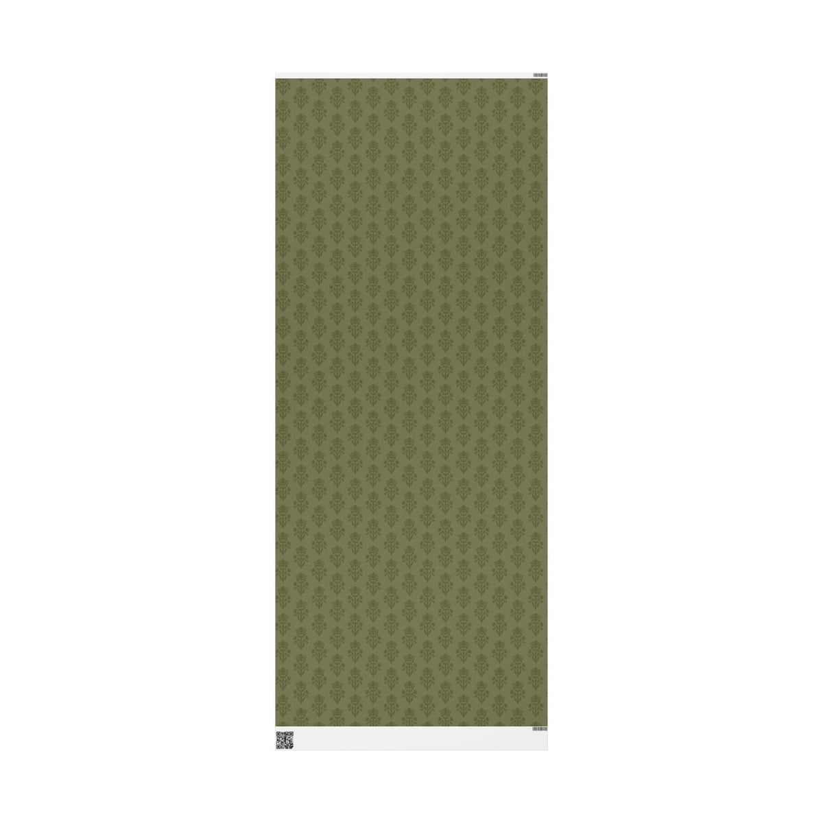 Green Block Print Wrapping Paper