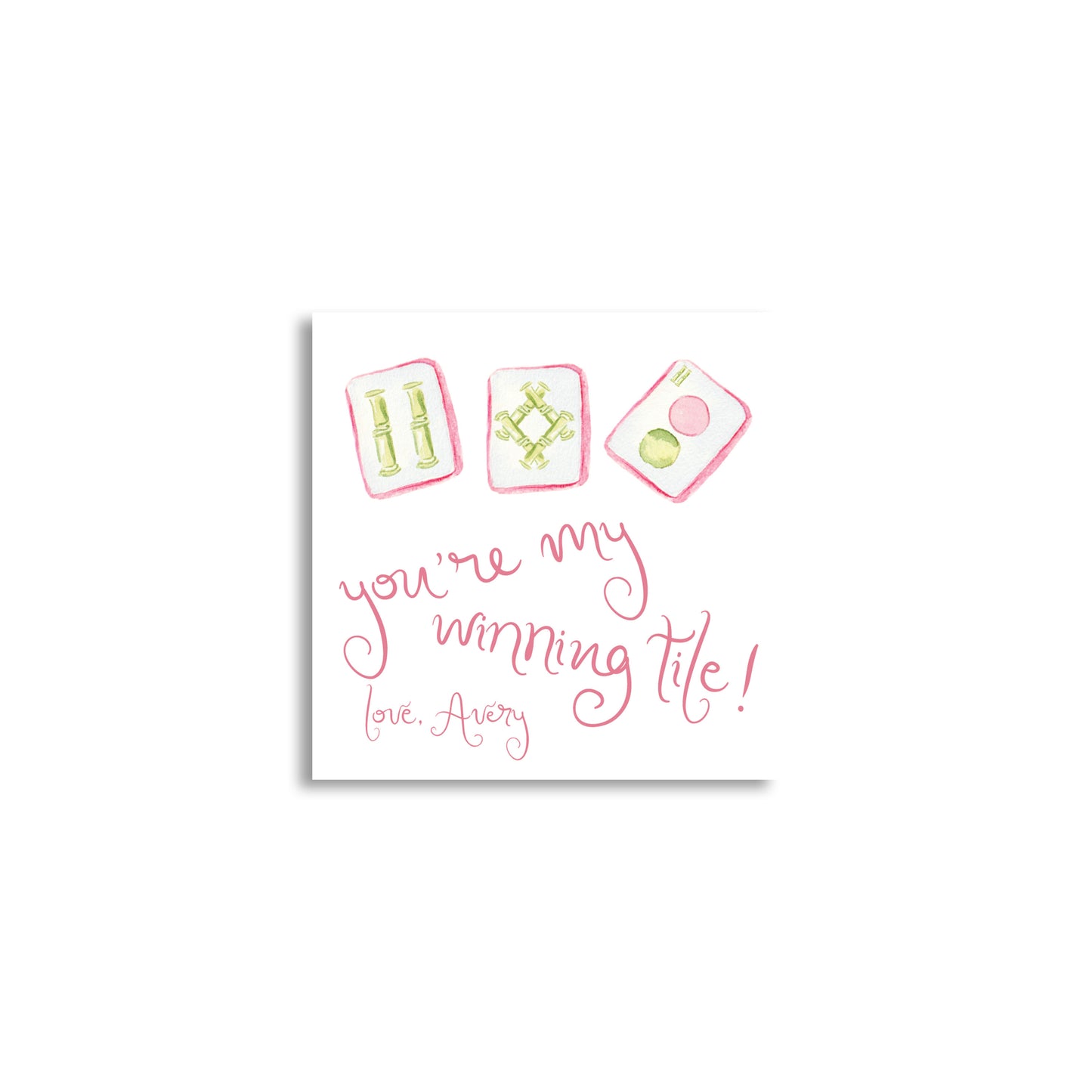 Mahjong Valentine 1 - PRINTABLE