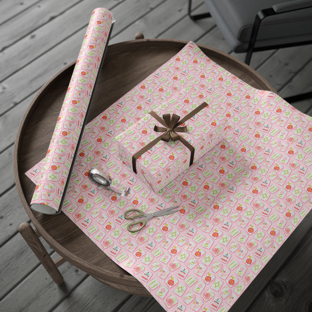 Mahjong Tile Wrapping Paper