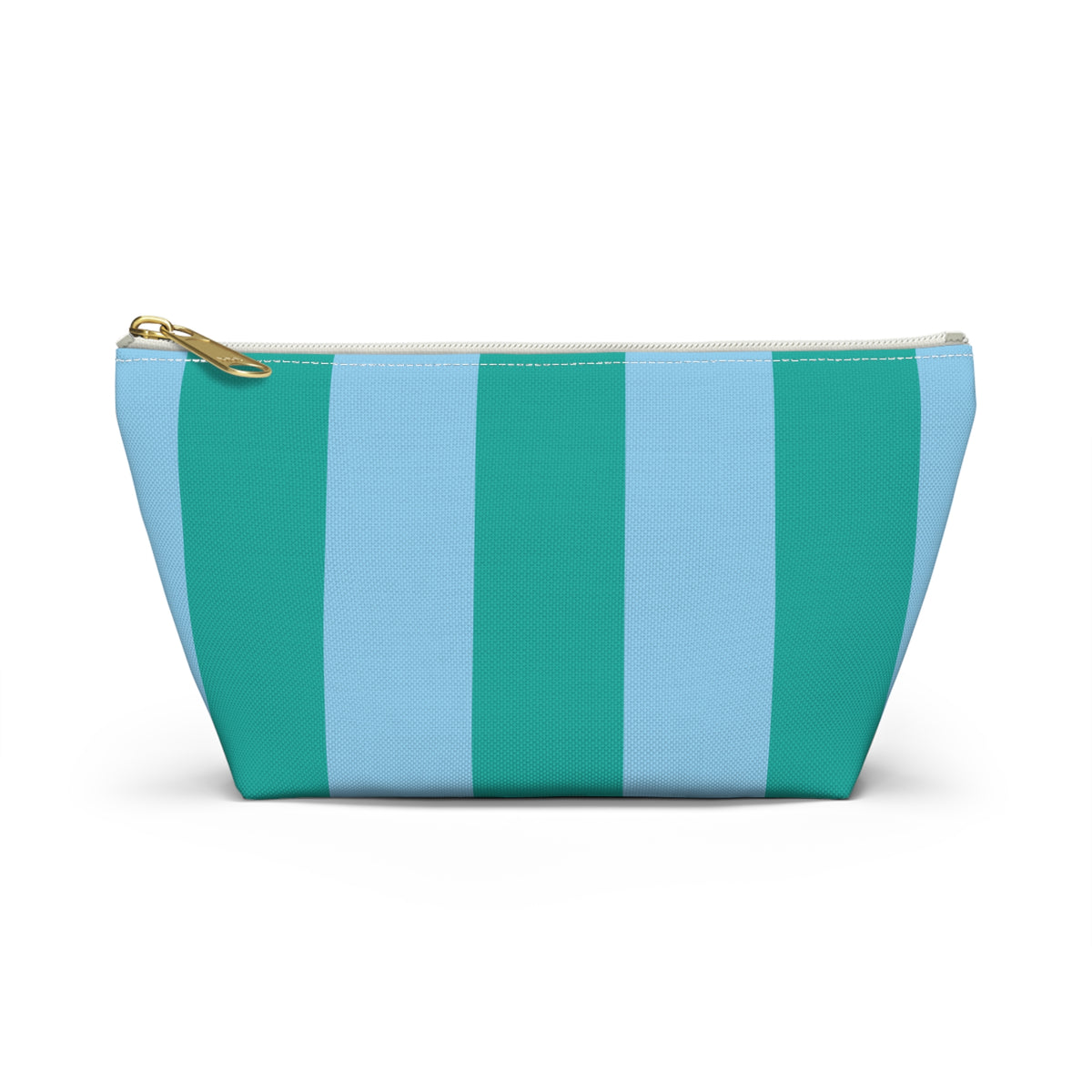 Pink and Burgundy Stripes Accessory Tile Bag