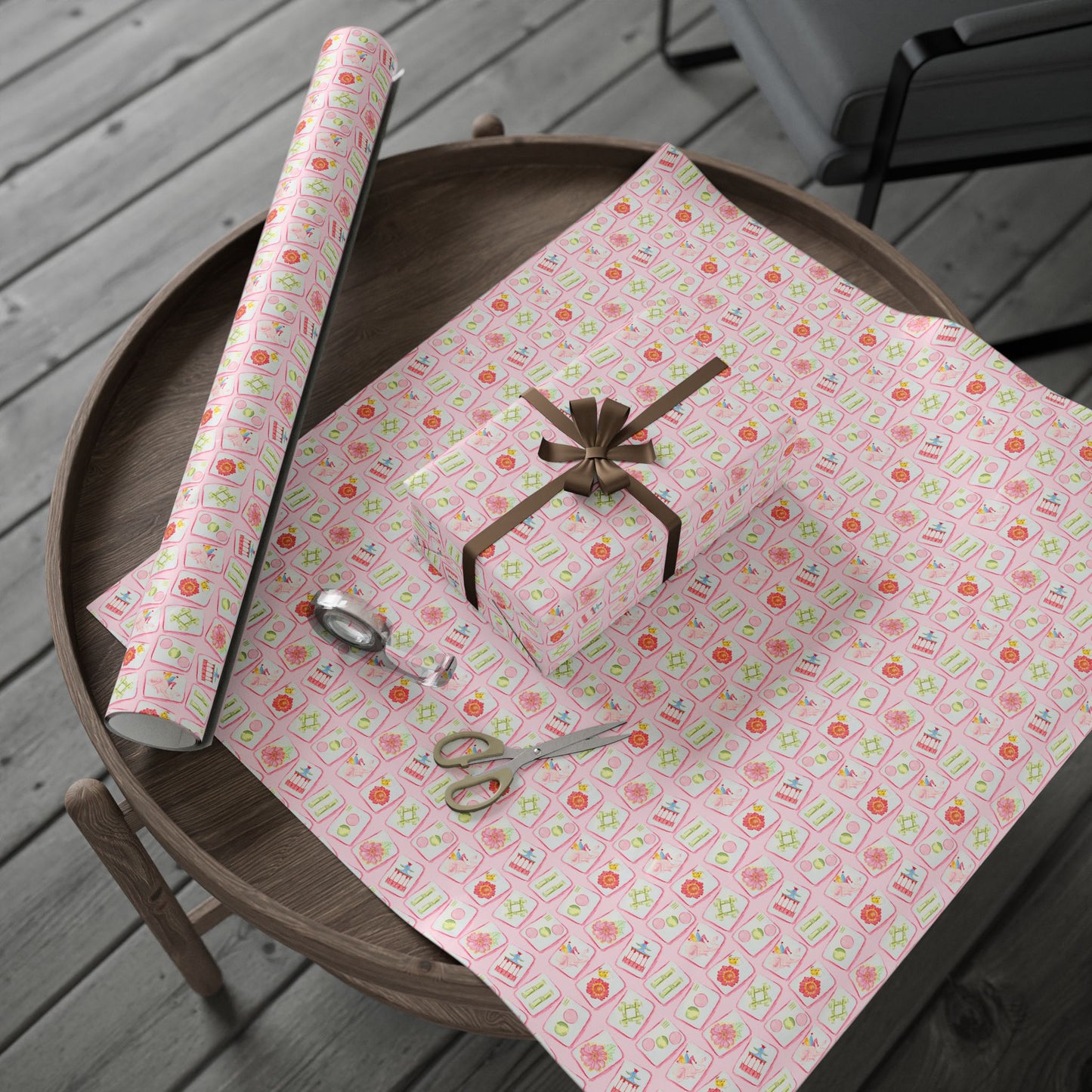 Mahjong Tile Wrapping Paper