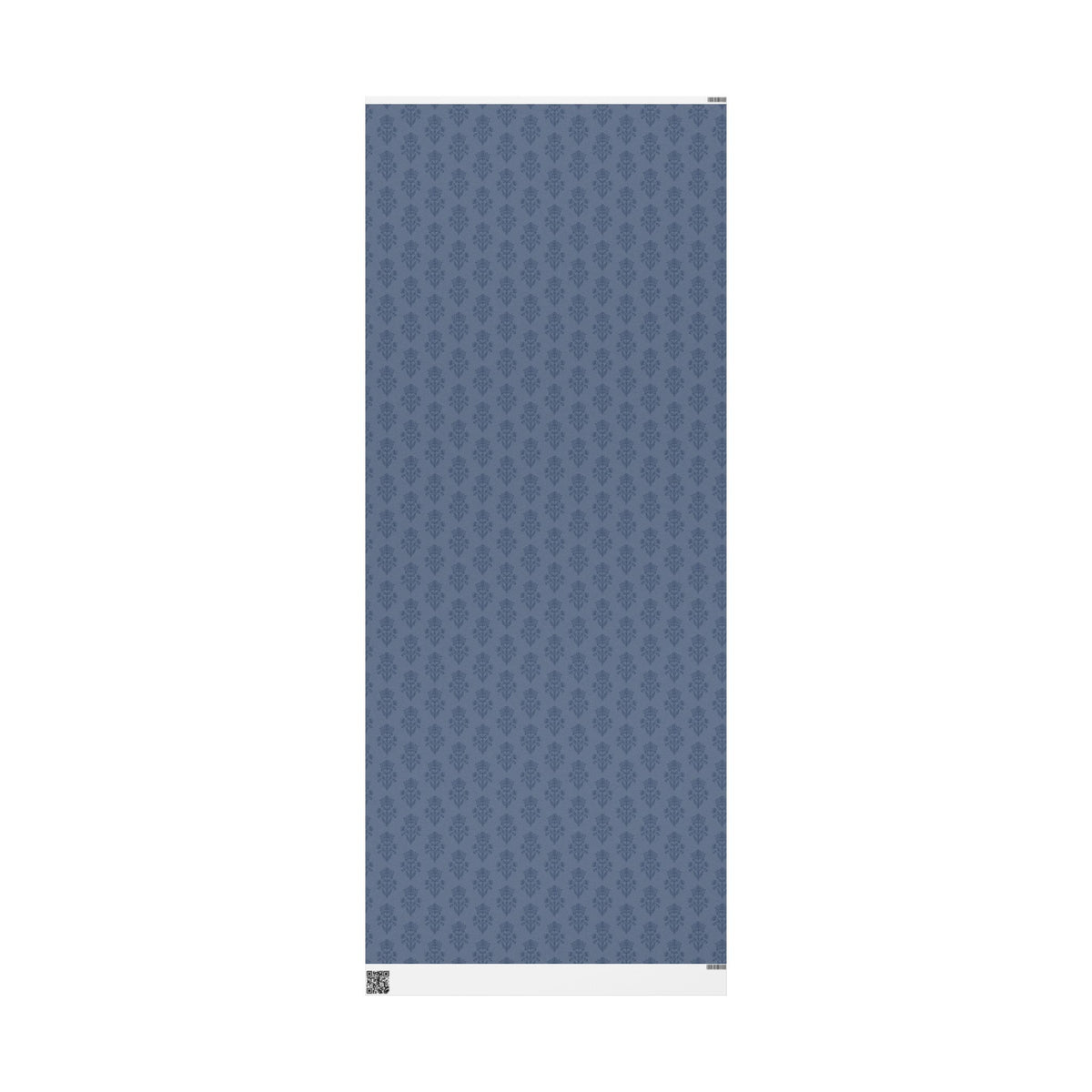 Blue Block Print Wrapping Paper