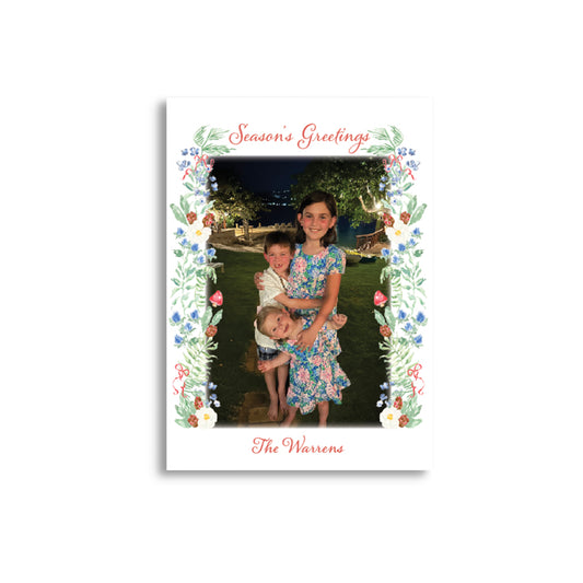 Season's Greetings Holiday Card