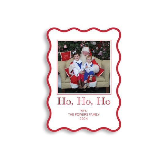 Ho Ho Ho Wavy Die Cut