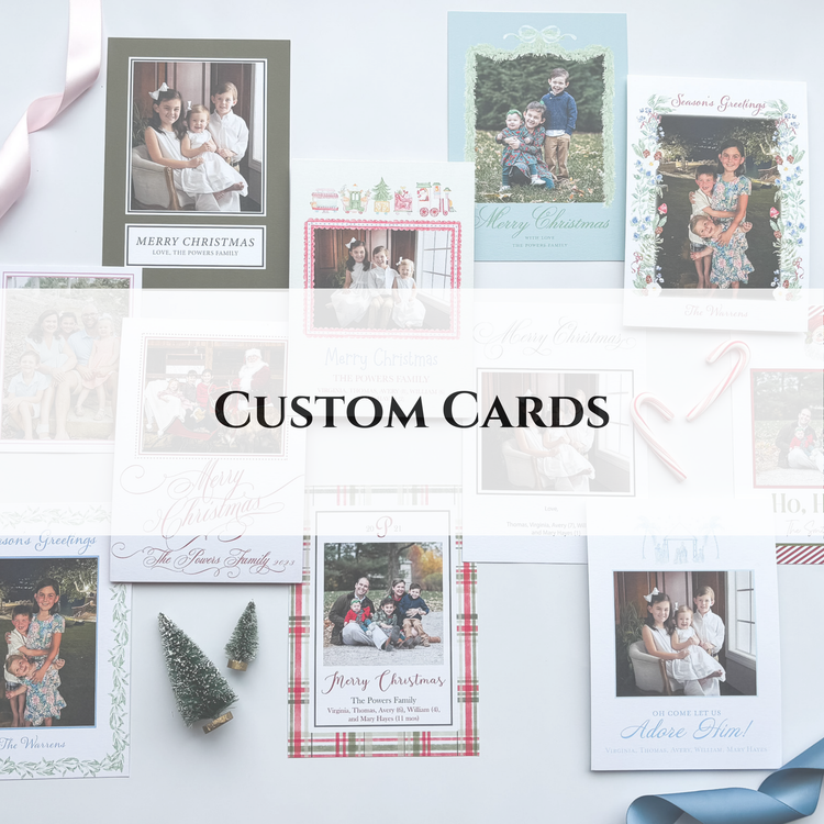 CUSTOM HOLIDAY CARDS