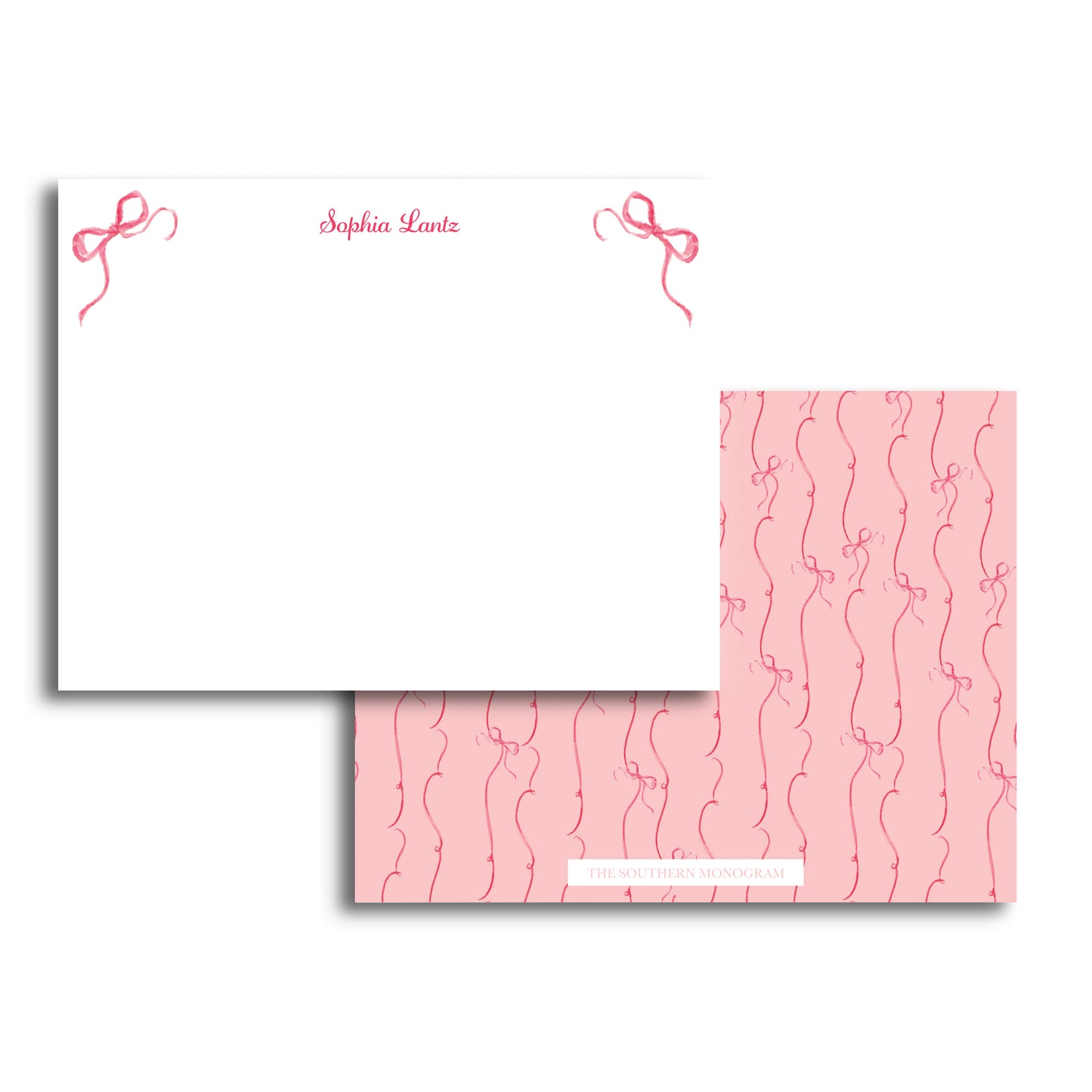 Double Bow Notecard