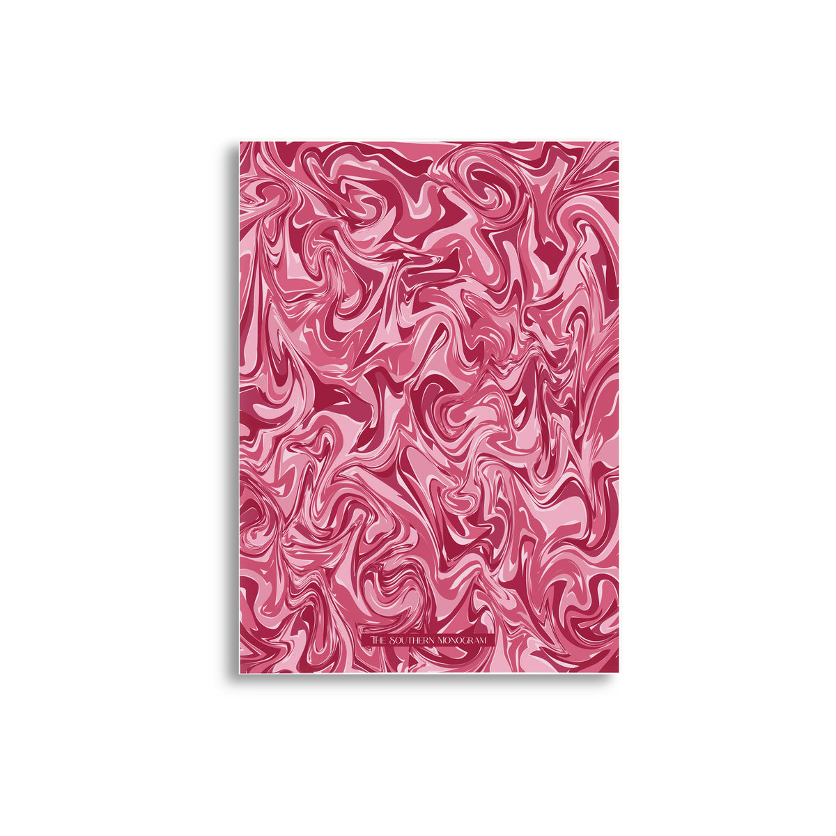 Peony Marble Holiday Card