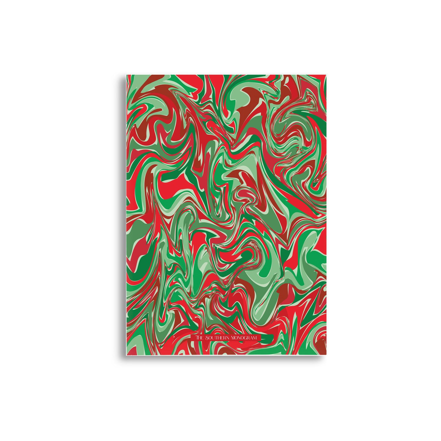 Christmas Cheer Marble Holiday Card