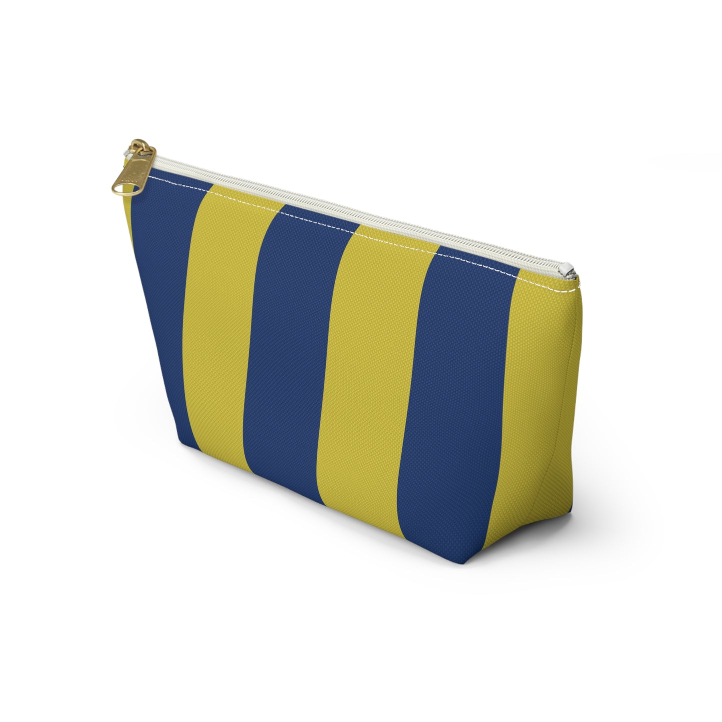 Pink and Burgundy Stripes Accessory Tile Bag
