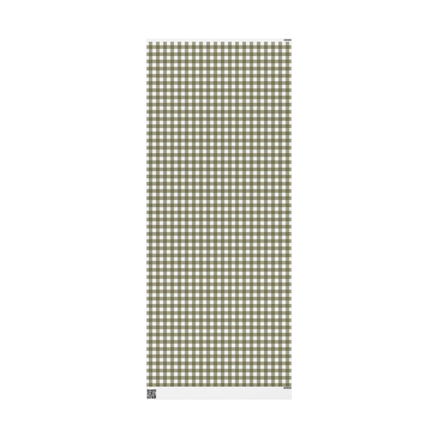 Barbour Green Gingham Wrapping Paper