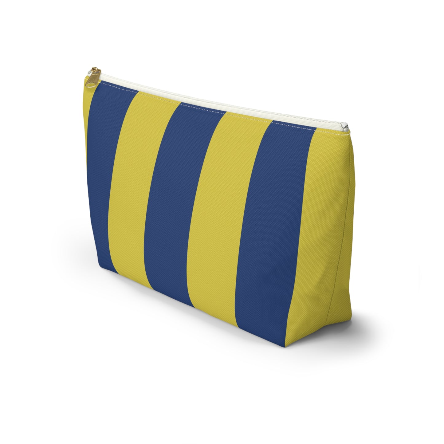 Pink and Burgundy Stripes Accessory Tile Bag