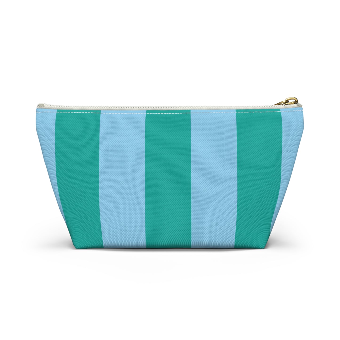 Pink and Burgundy Stripes Accessory Tile Bag