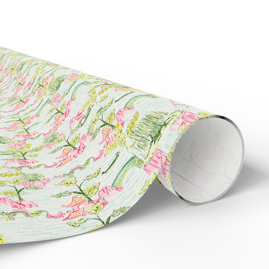 Mahjong Motif Wrapping Paper
