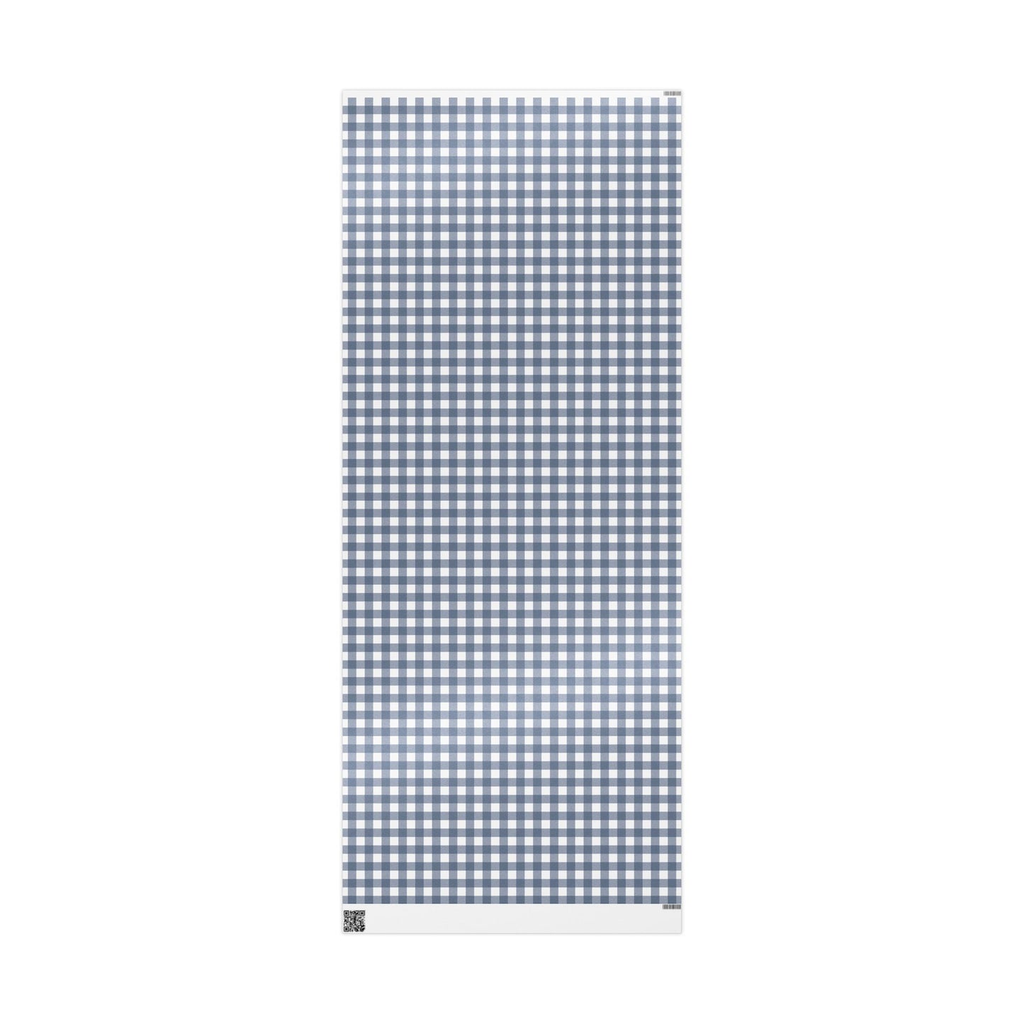 Blue Gingham Wrapping Paper