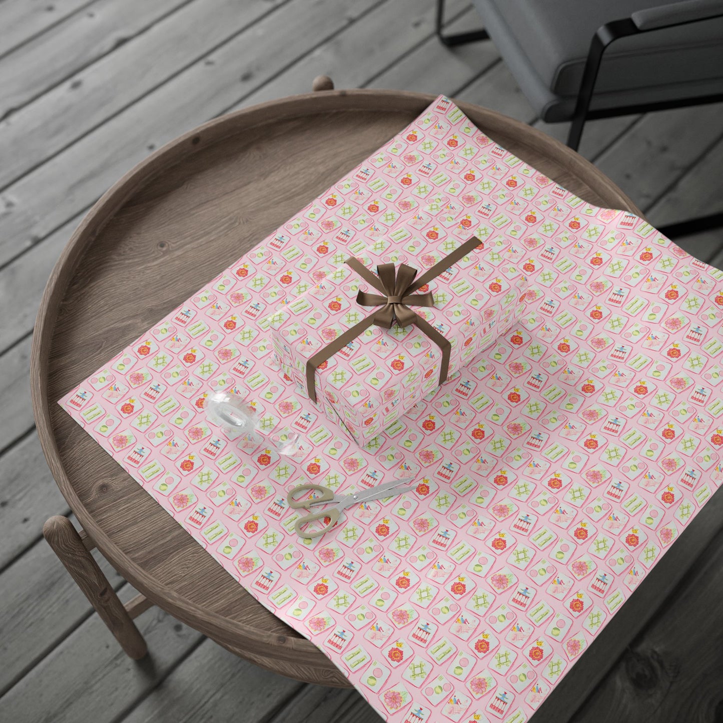Mahjong Tile Wrapping Paper
