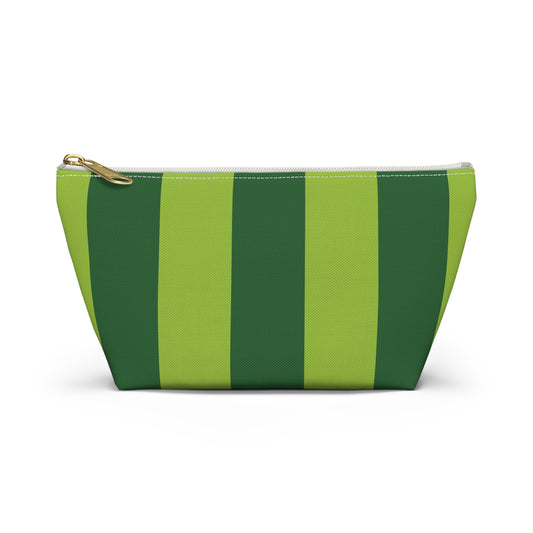 Copy of Pink and Burgundy Stripes Accessory Tile Bag