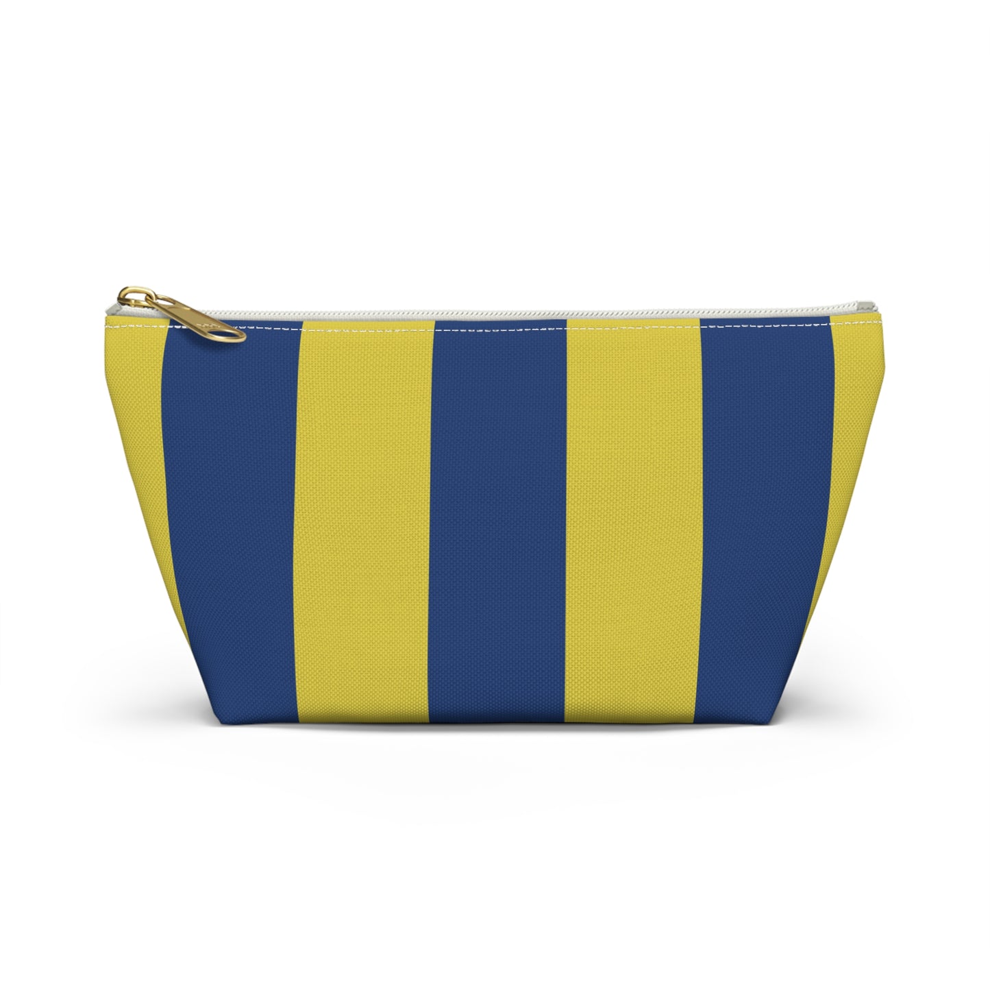Pink and Burgundy Stripes Accessory Tile Bag