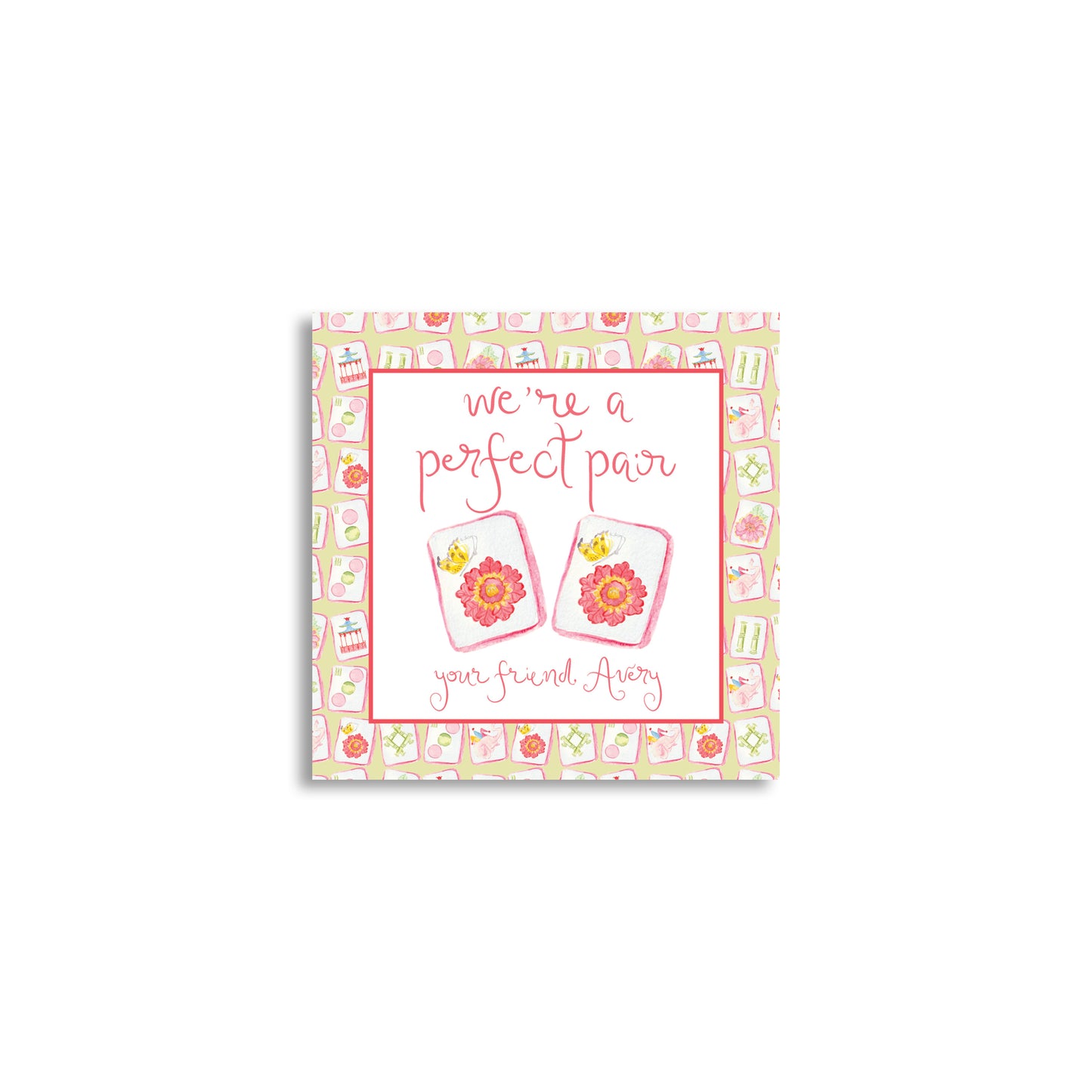 Mahjong Valentine 2 - PRINTABLE
