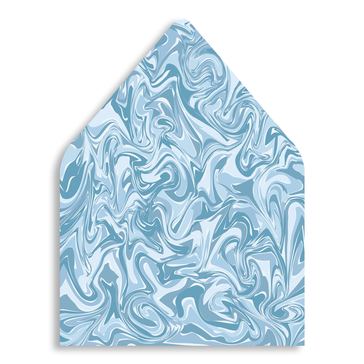 Winter Sky Marble Holiday Card