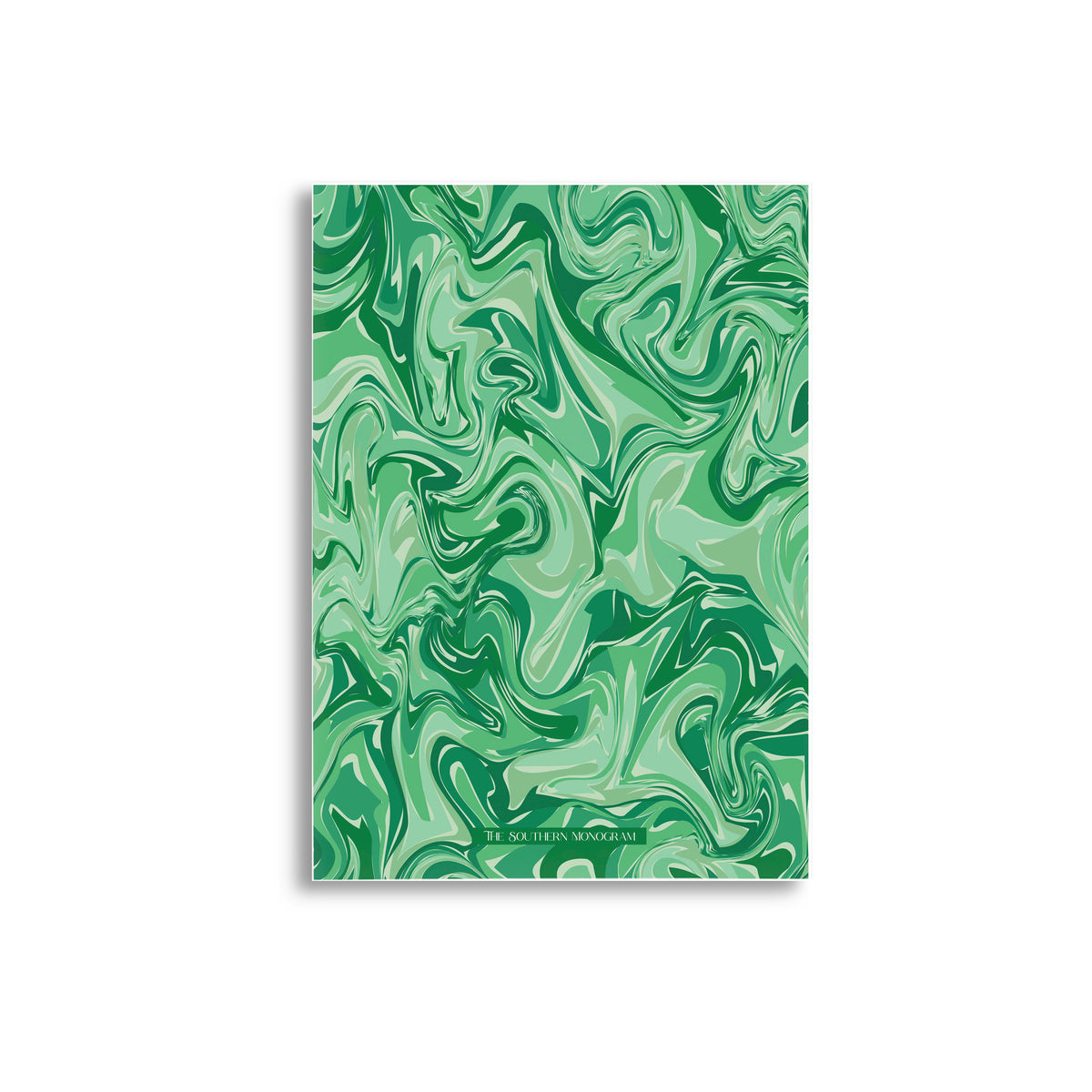 Evergreen Marble Holiday Card