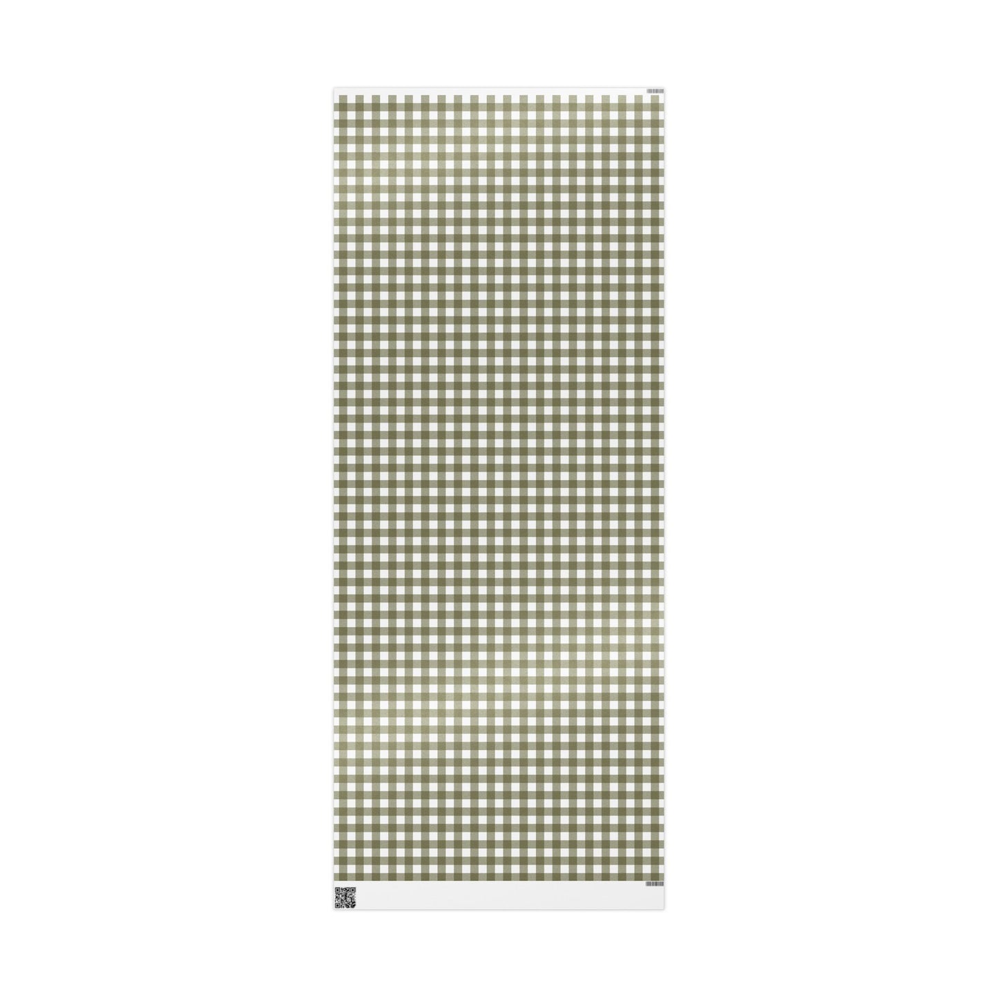 Barbour Green Gingham Wrapping Paper