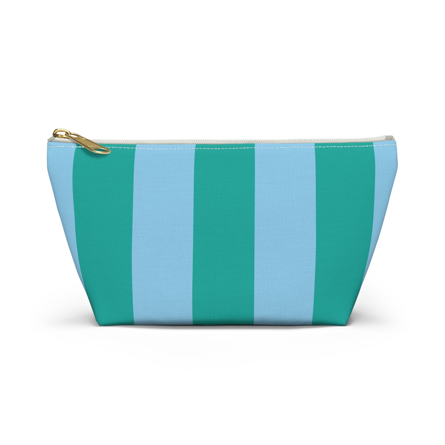 Pink and Burgundy Stripes Accessory Tile Bag