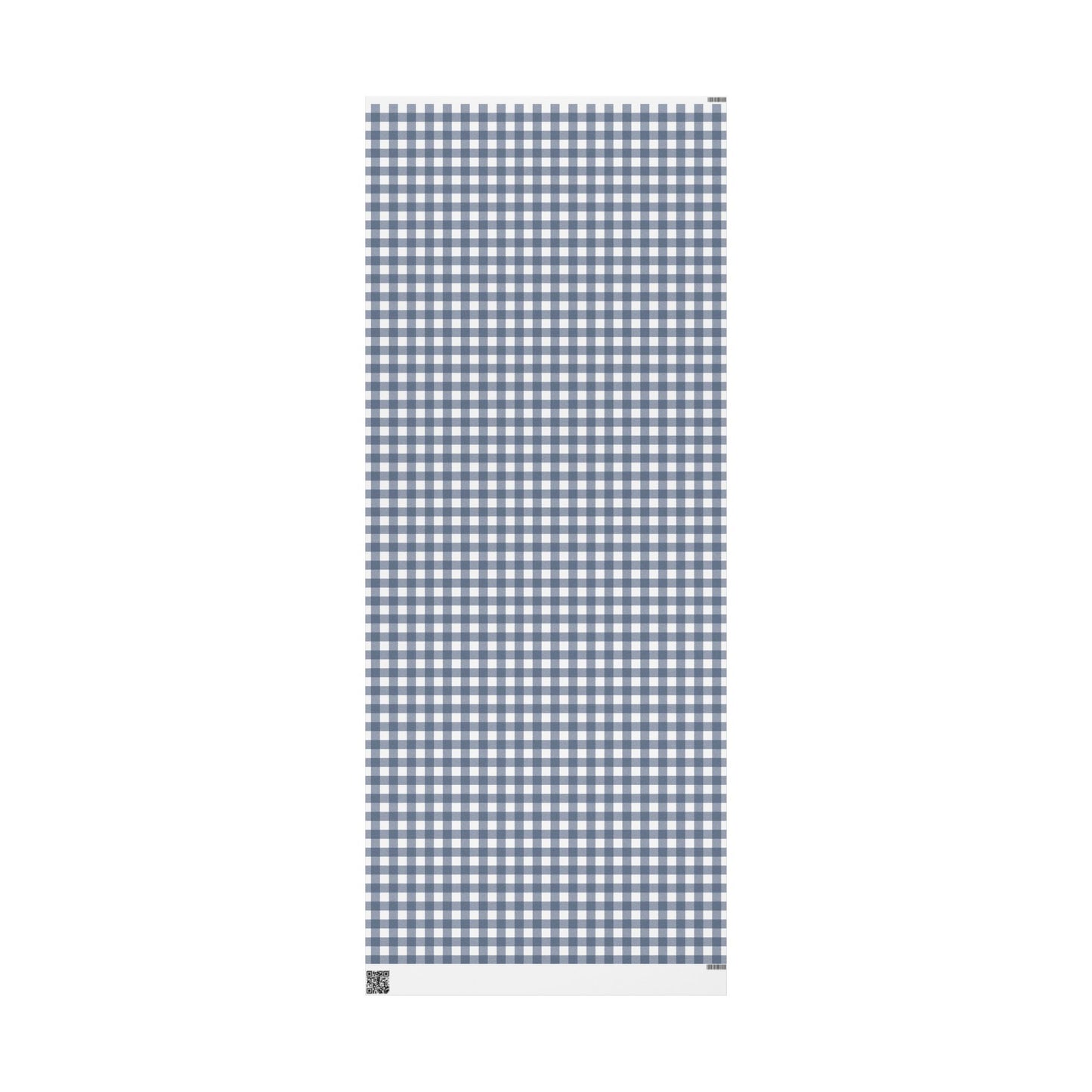 Blue Gingham Wrapping Paper