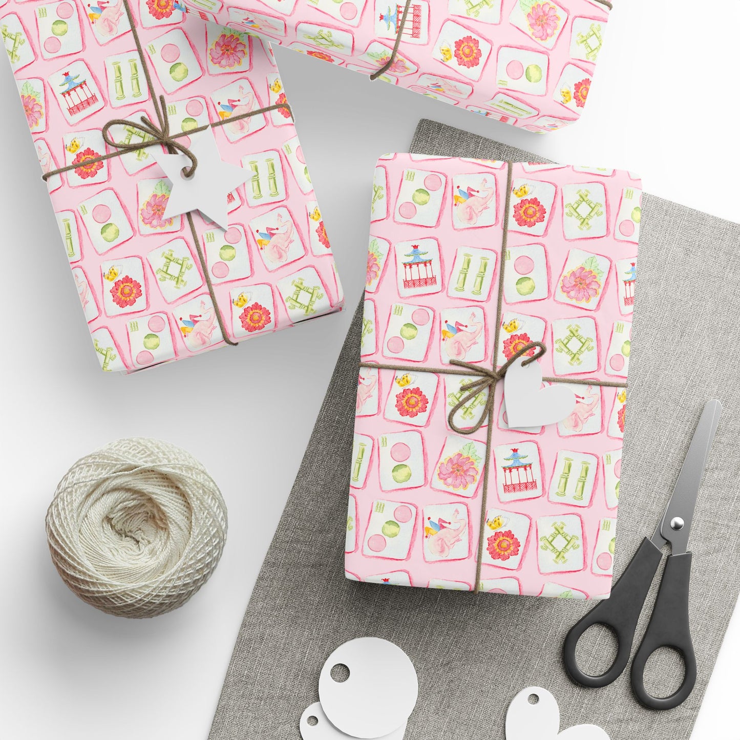 Mahjong Tile Wrapping Paper
