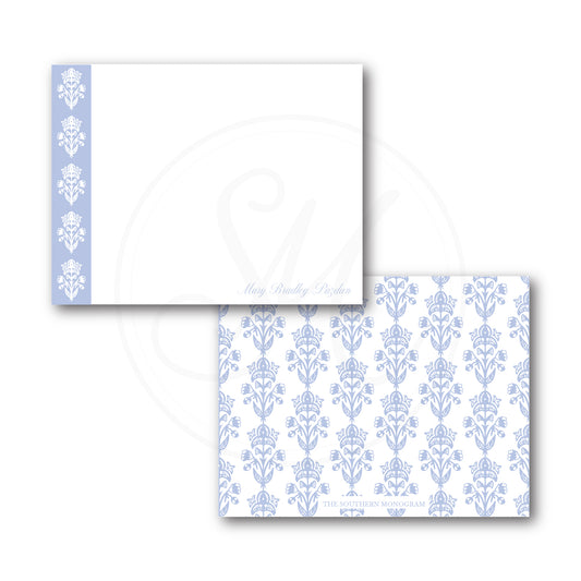 Azure Blossoms Notecard