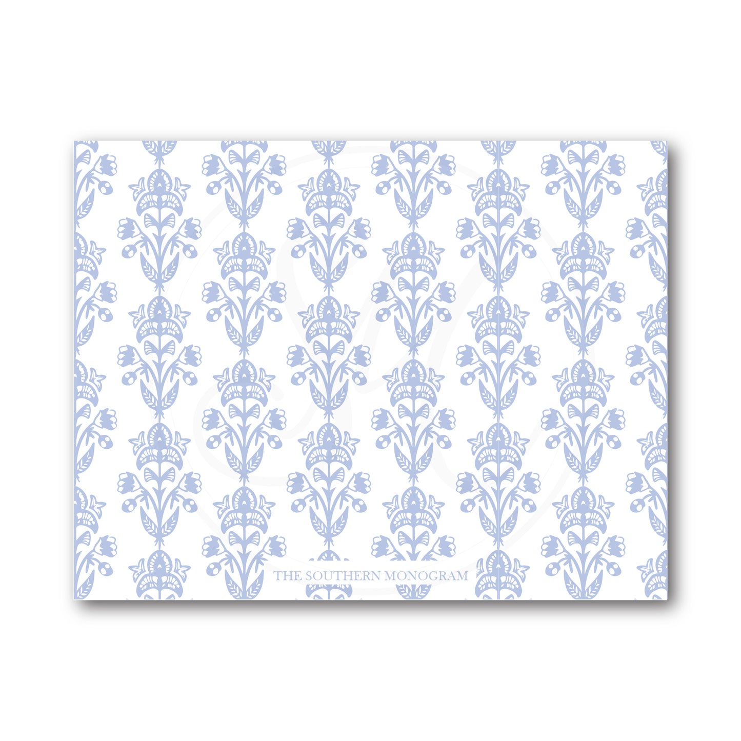 Azure Blossoms Notecard