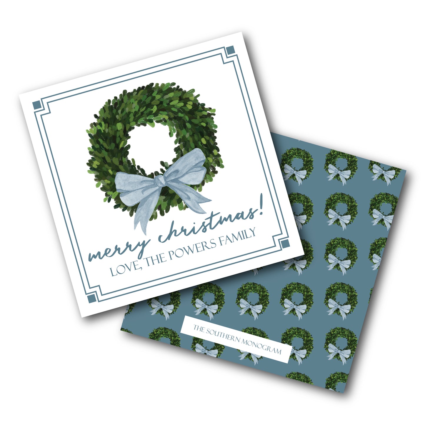 Boxwood Wreath Gift Tags