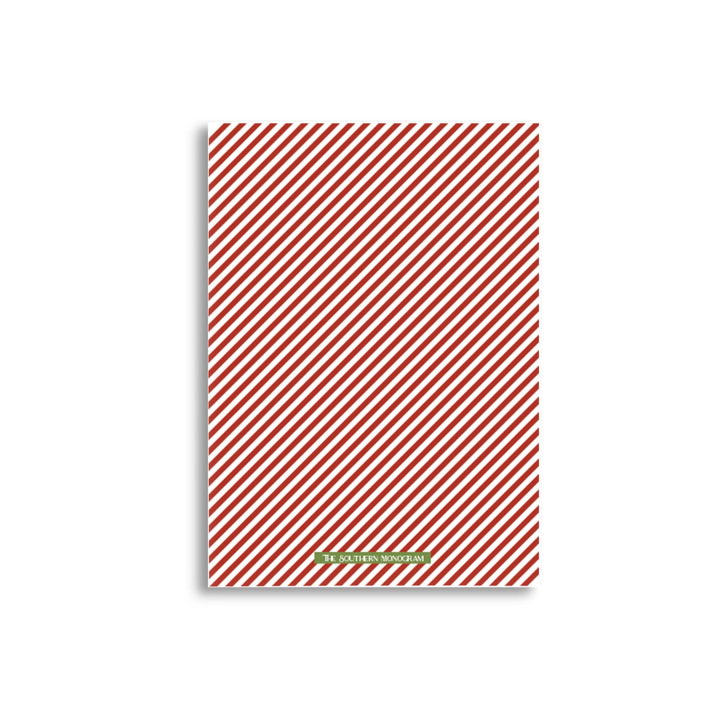 Candy Cane Stripes Holiday Card