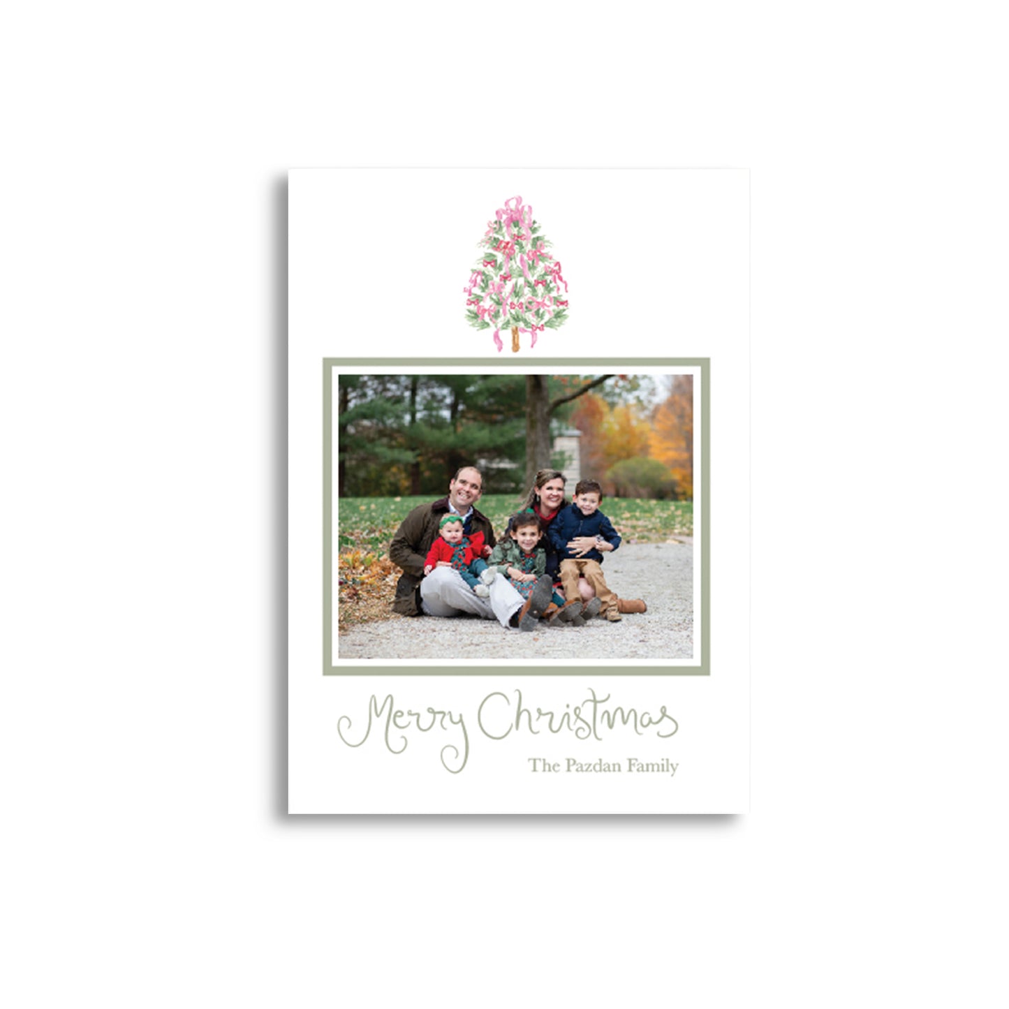 Christmas Bows Holiday Card