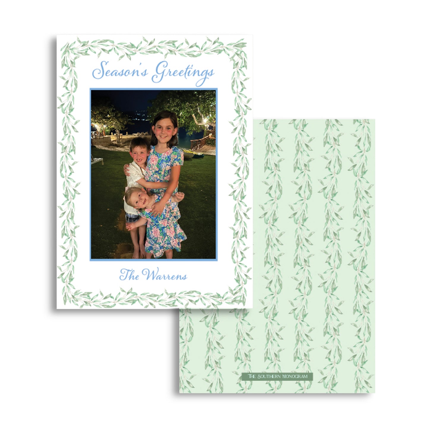 Christmas Greenery Holiday Card