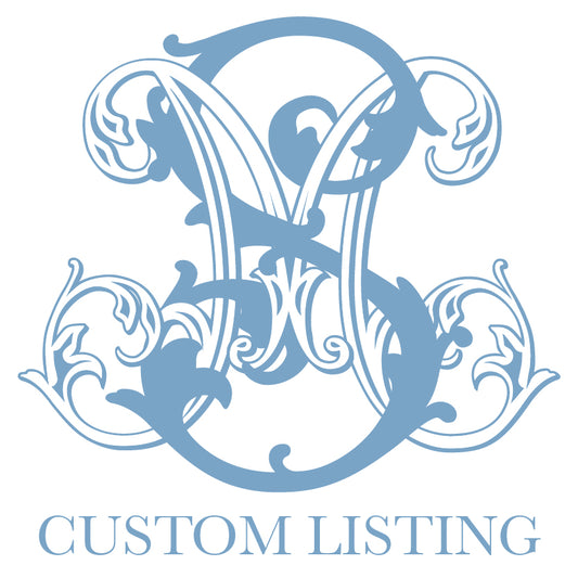 Custom Listing for Carrie