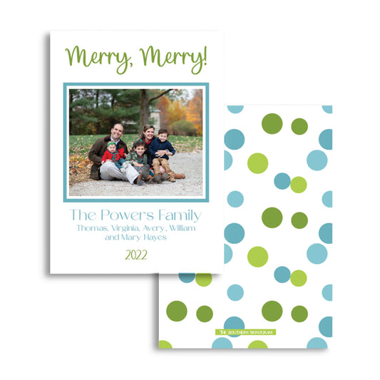 Merry Dots II Holiday Card