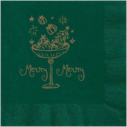 Christmas Martini Napkin