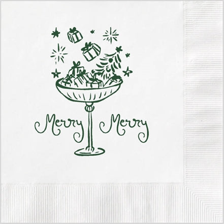 Christmas Martini Napkin