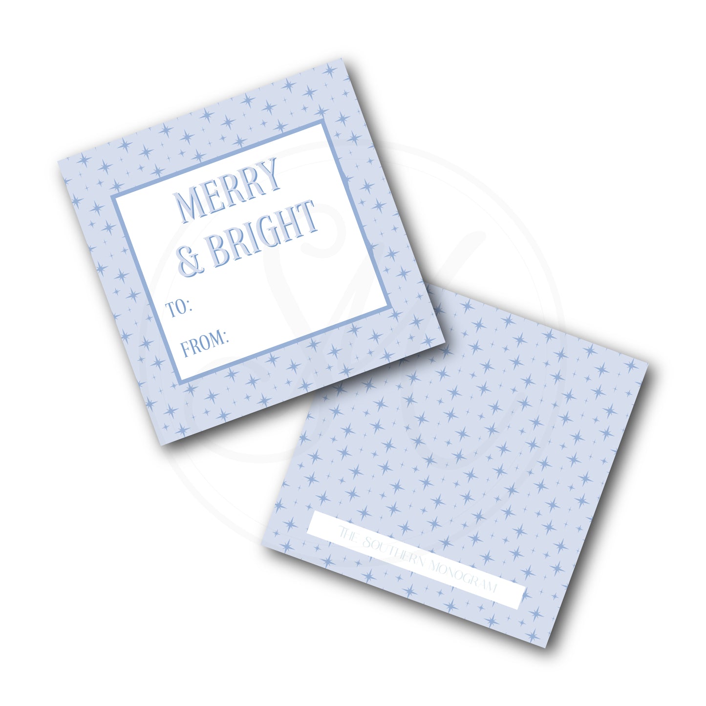 Merry & Bright Stars Gift Tags