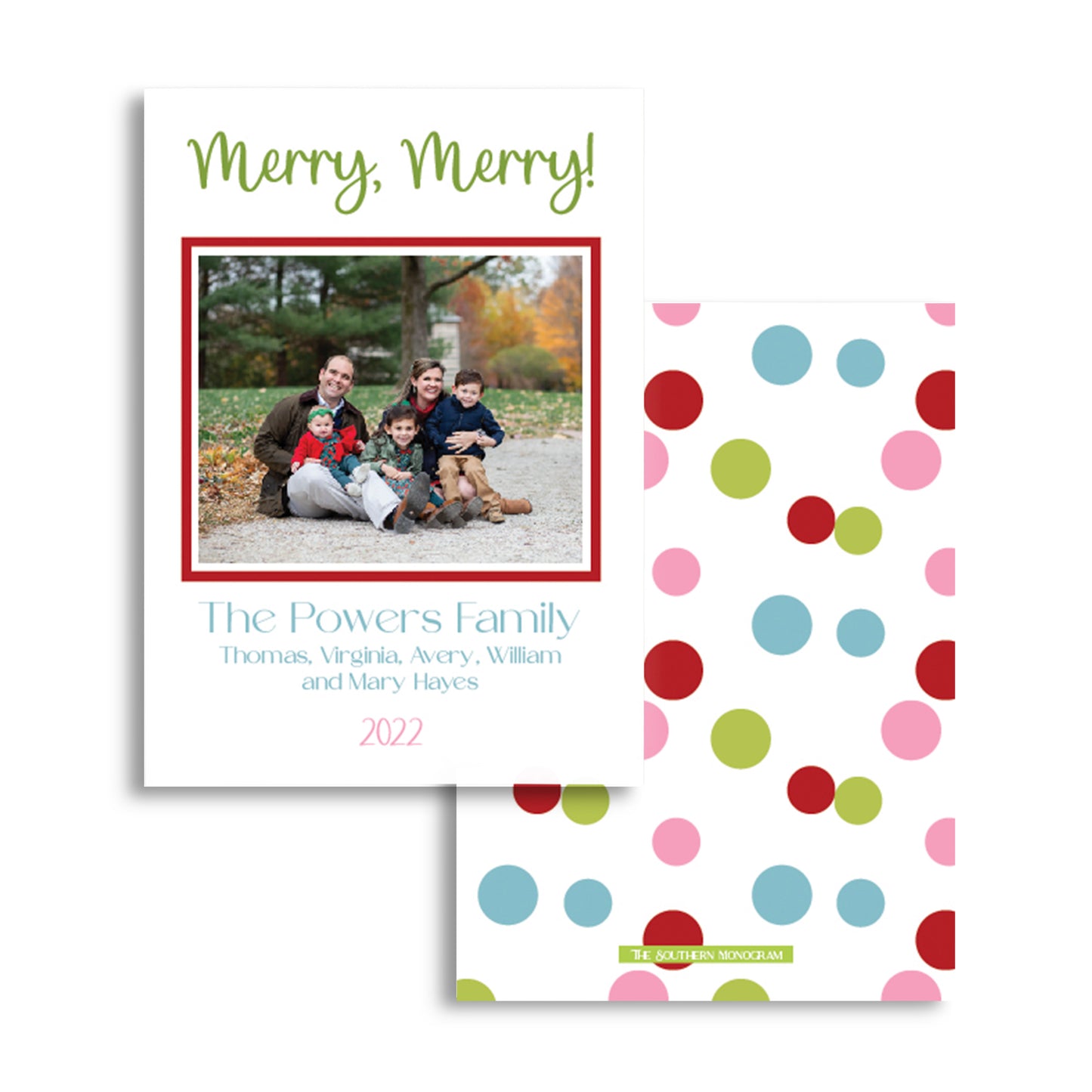 Merry Dots I Holiday Card