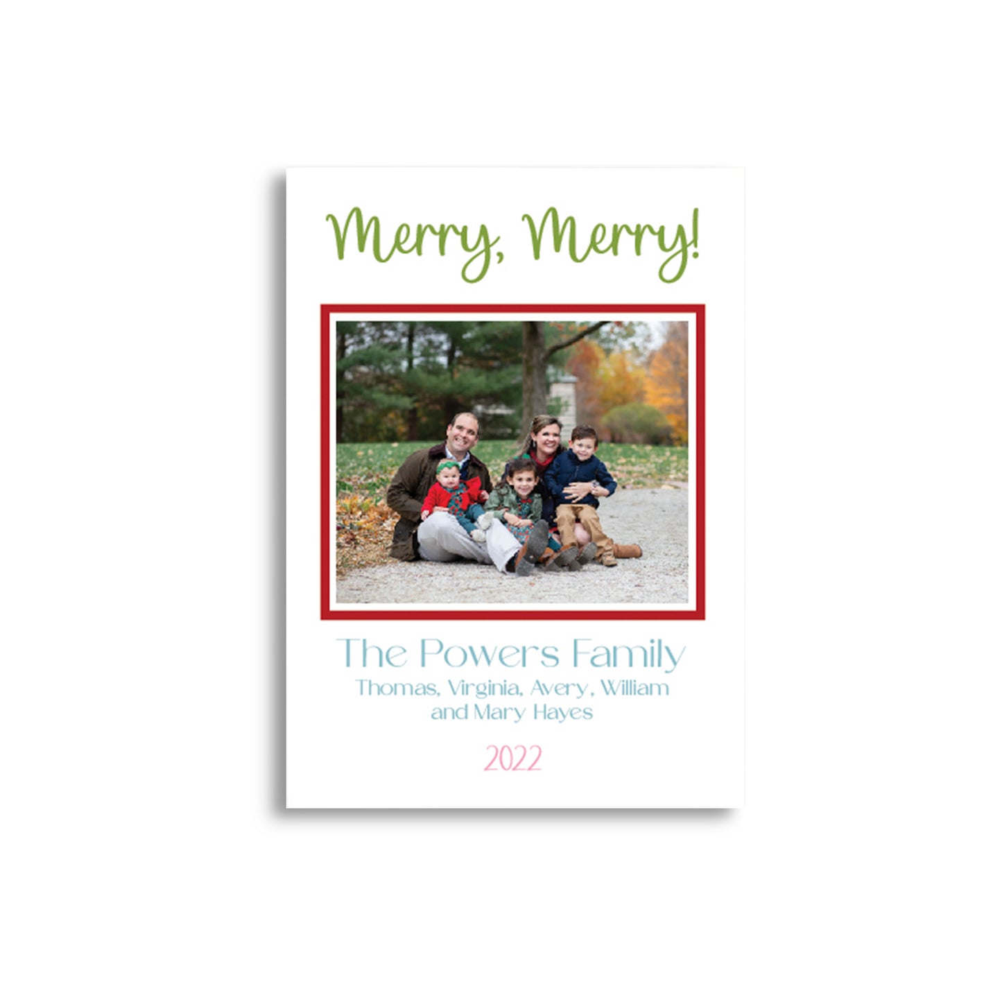 Merry Dots I Holiday Card