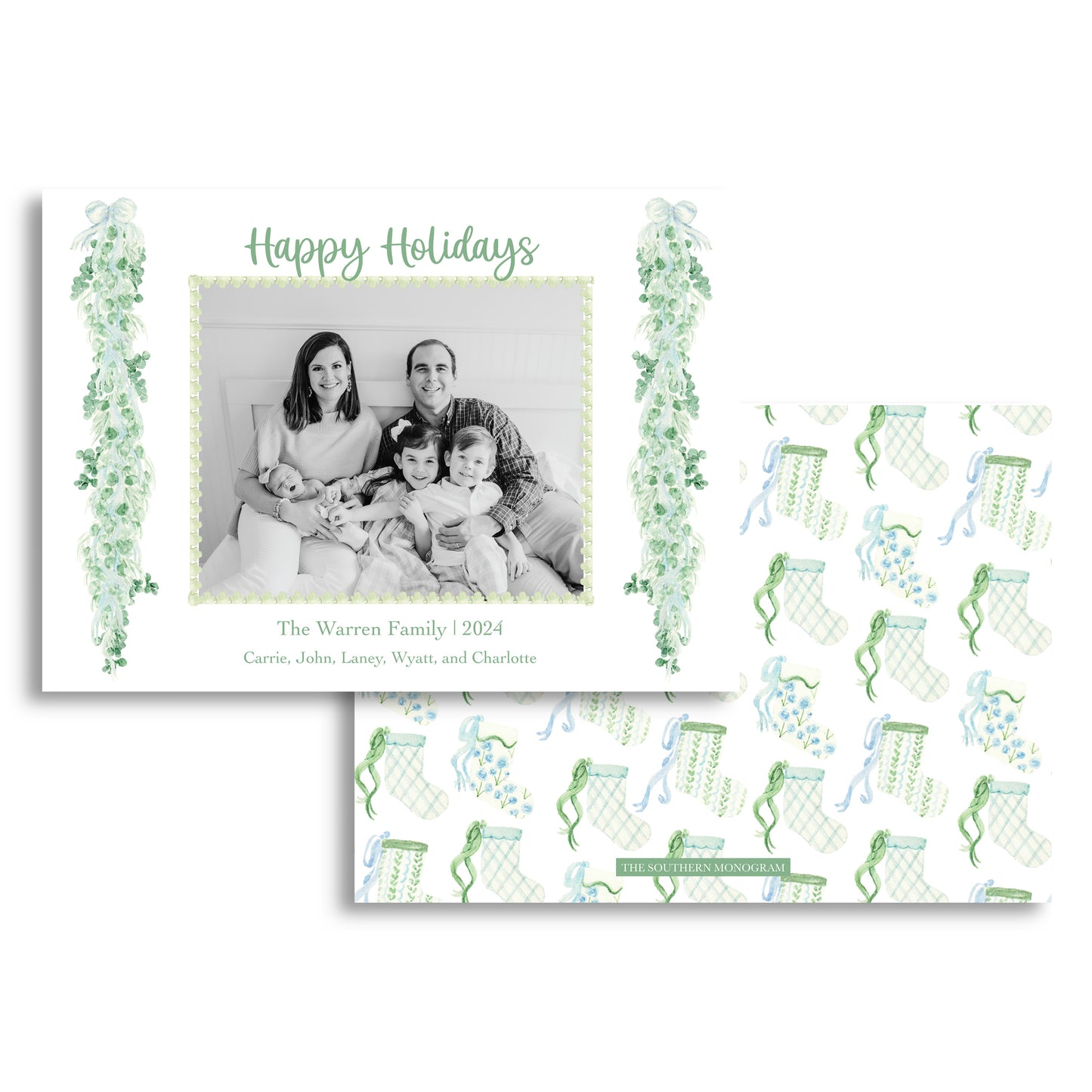 Nantucket Horizontal Holiday Card