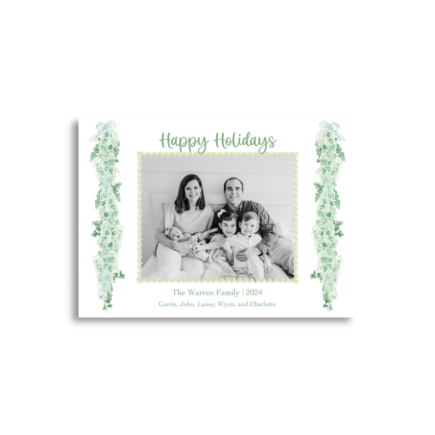 Nantucket Horizontal Holiday Card