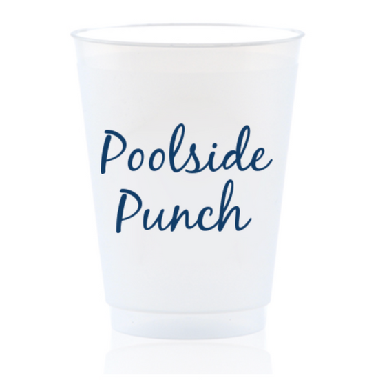 Poolside Punch Shatterproof Cups | Navy