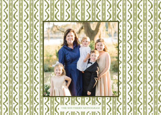 Merry Christmas Ikat Holiday Card