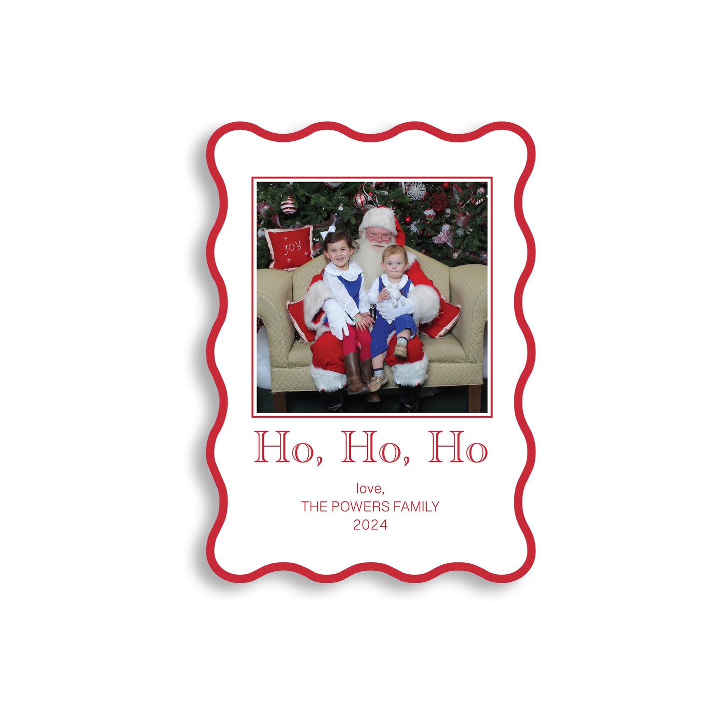 Ho Ho Ho Wavy Die Cut