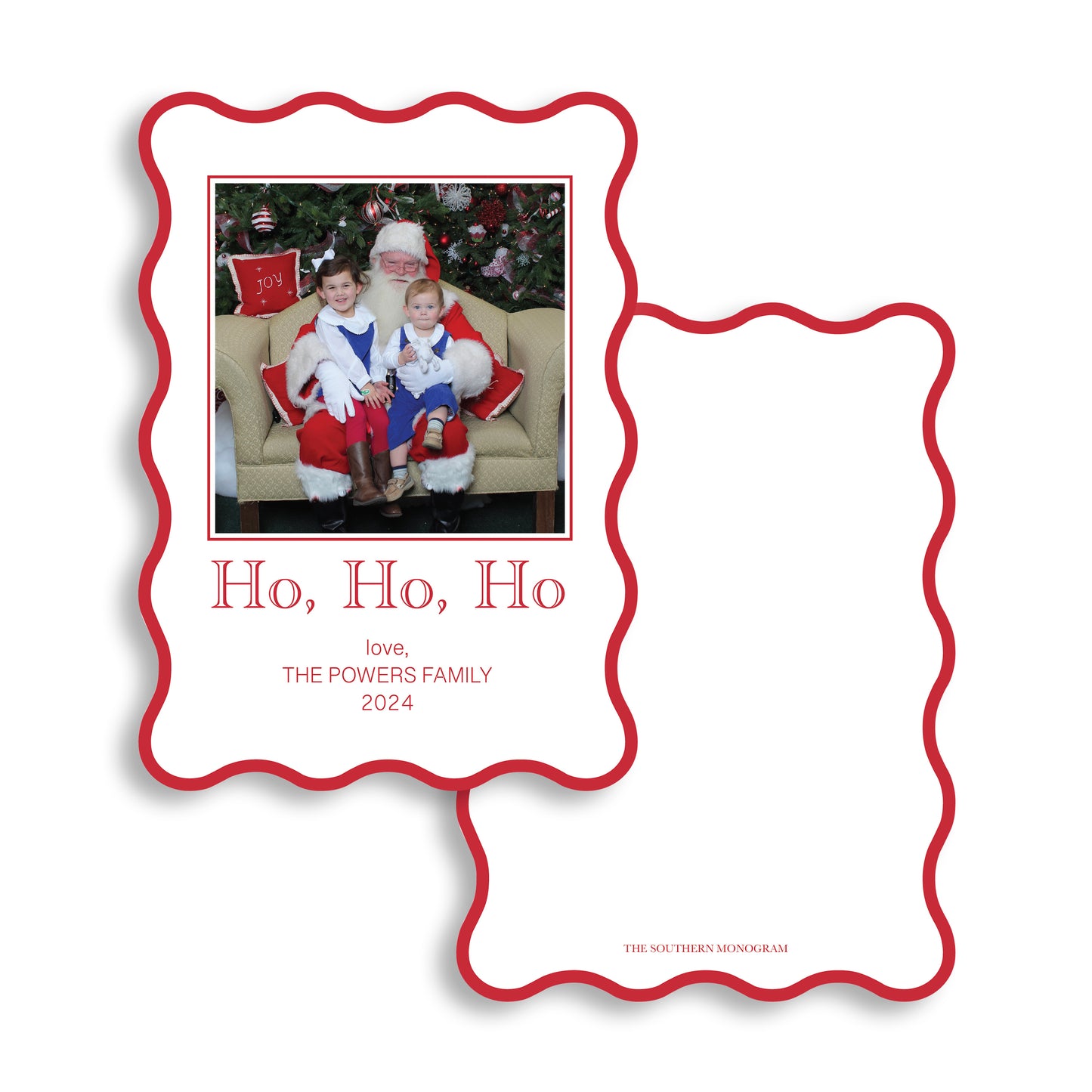 Ho Ho Ho Wavy Die Cut